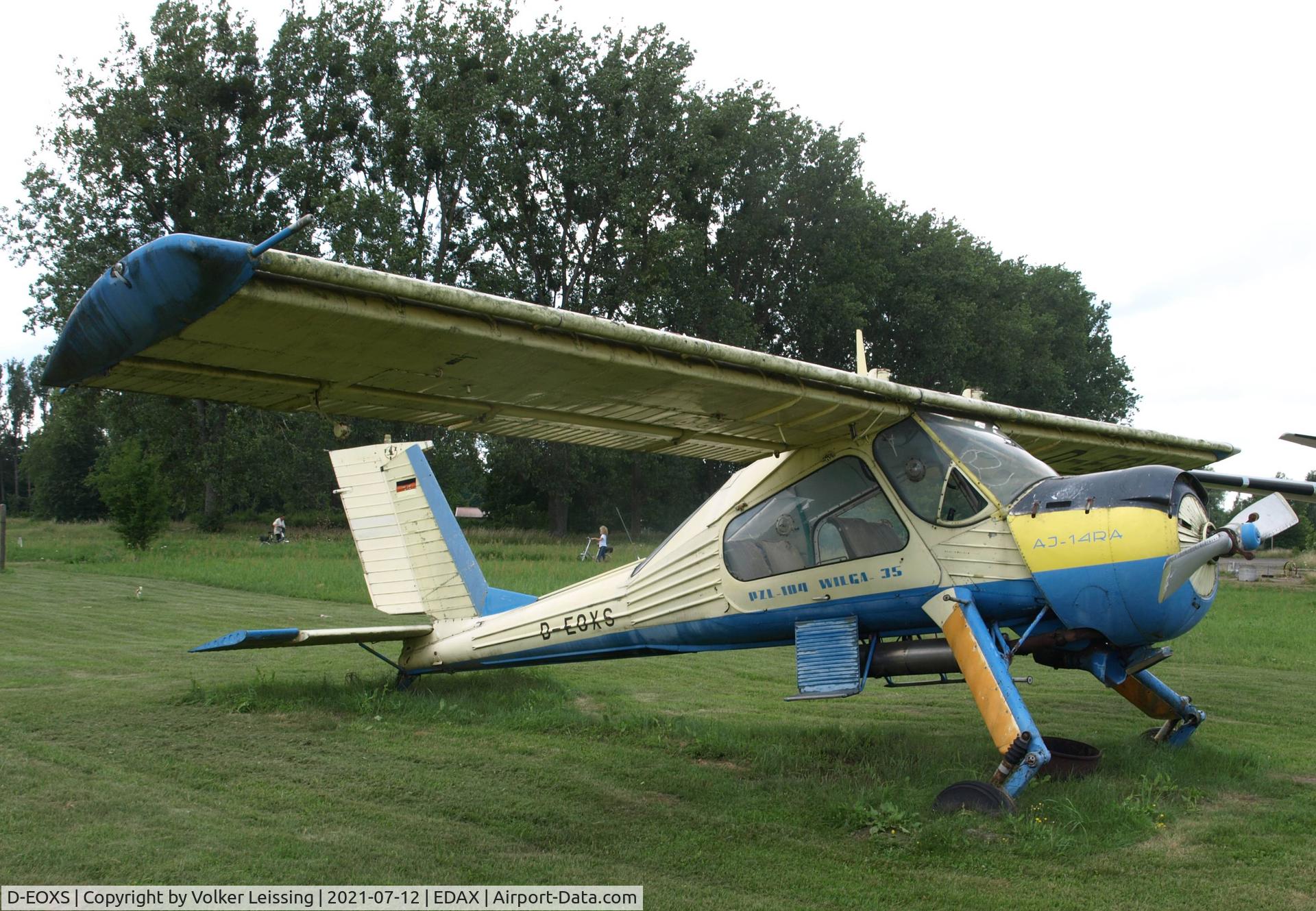 D-EOXS, 1977 PZL-Mielec PZL-104 Wilga-35A C/N 96330, In bad conditions at Rechlin-Lärz museum