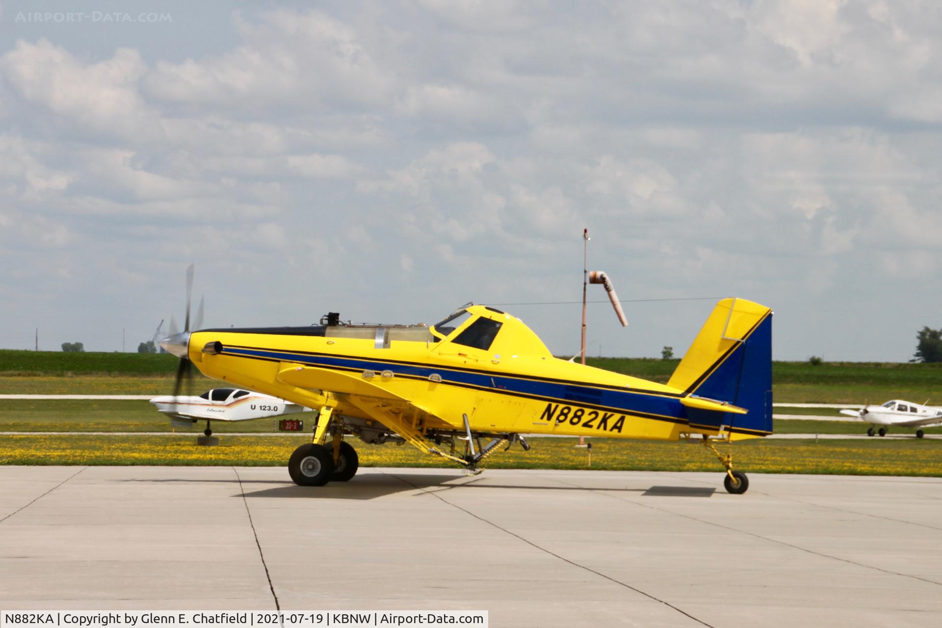 N3659N, 1980 Air Tractor Inc AT-400 C/N 400-0294, Just arrived to tank up again