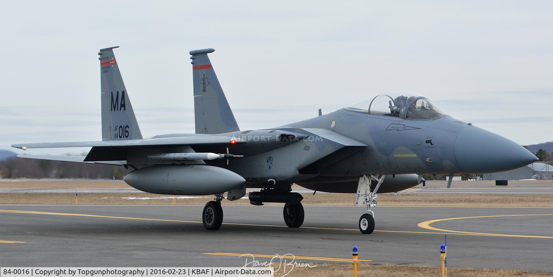 84-0016, 1984 McDonnell Douglas F-15C Eagle C/N 0926/C319, RAGE21 taxing to the active