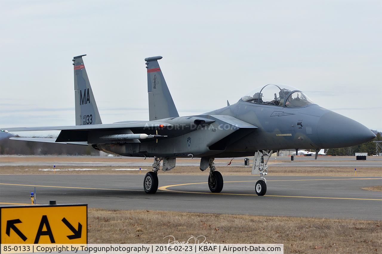 85-0133, 1986 McDonnell Douglas F-15D Eagle C/N 971/D059, Back when this was with the 131st FS