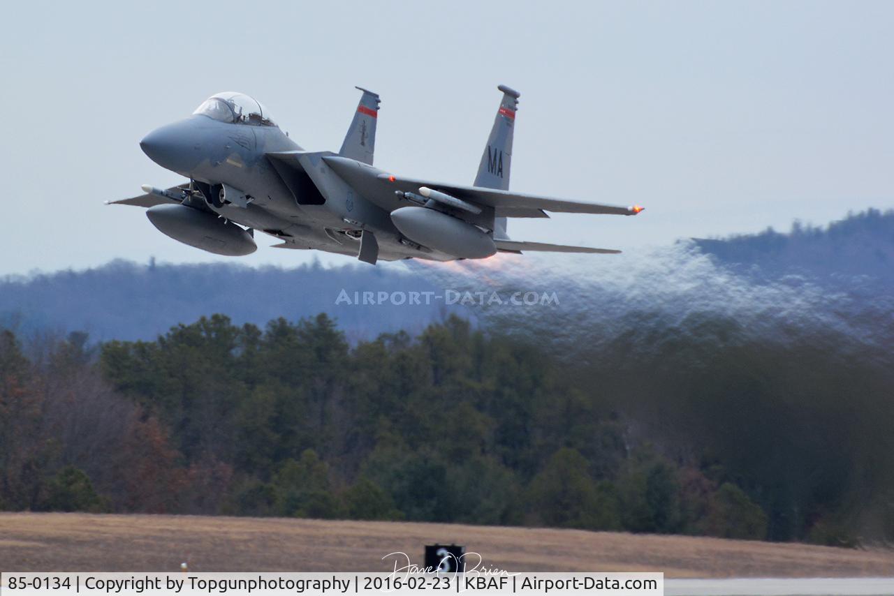 85-0134, 1985 McDonnell Douglas F-15D Eagle C/N 0980/D060, RAGE22 lifting off