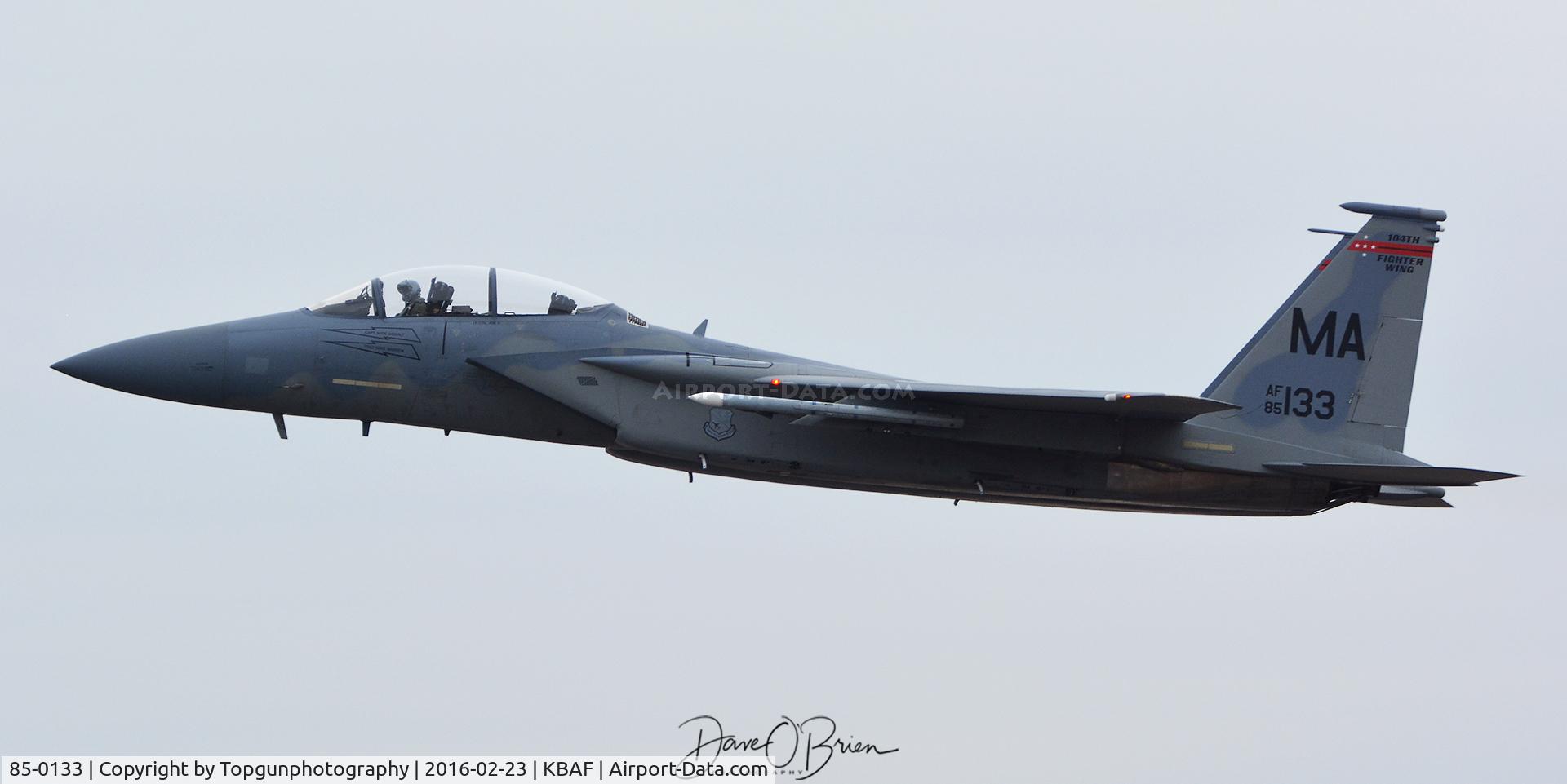 85-0133, 1986 McDonnell Douglas F-15D Eagle C/N 971/D059, KILLER12 on the go
