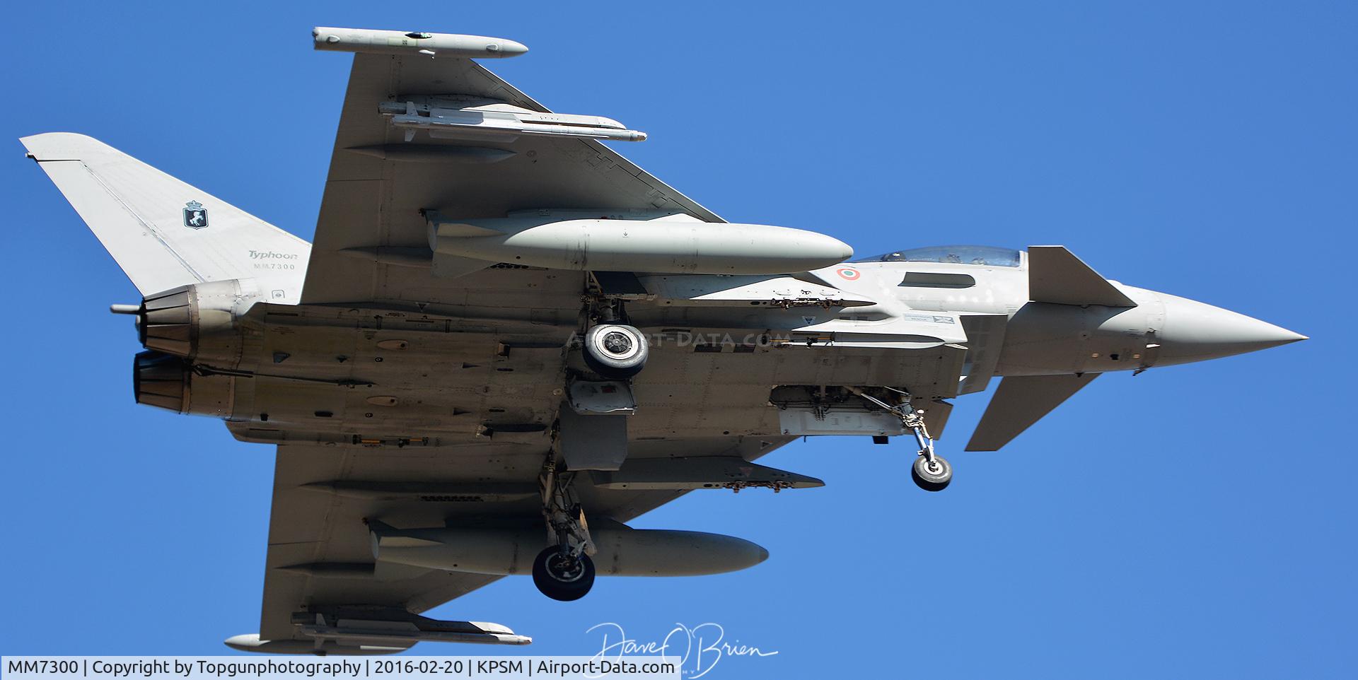 MM7300, Eurofighter F-2000A Typhoon C/N ISO32, Final Typhoon about to touch down