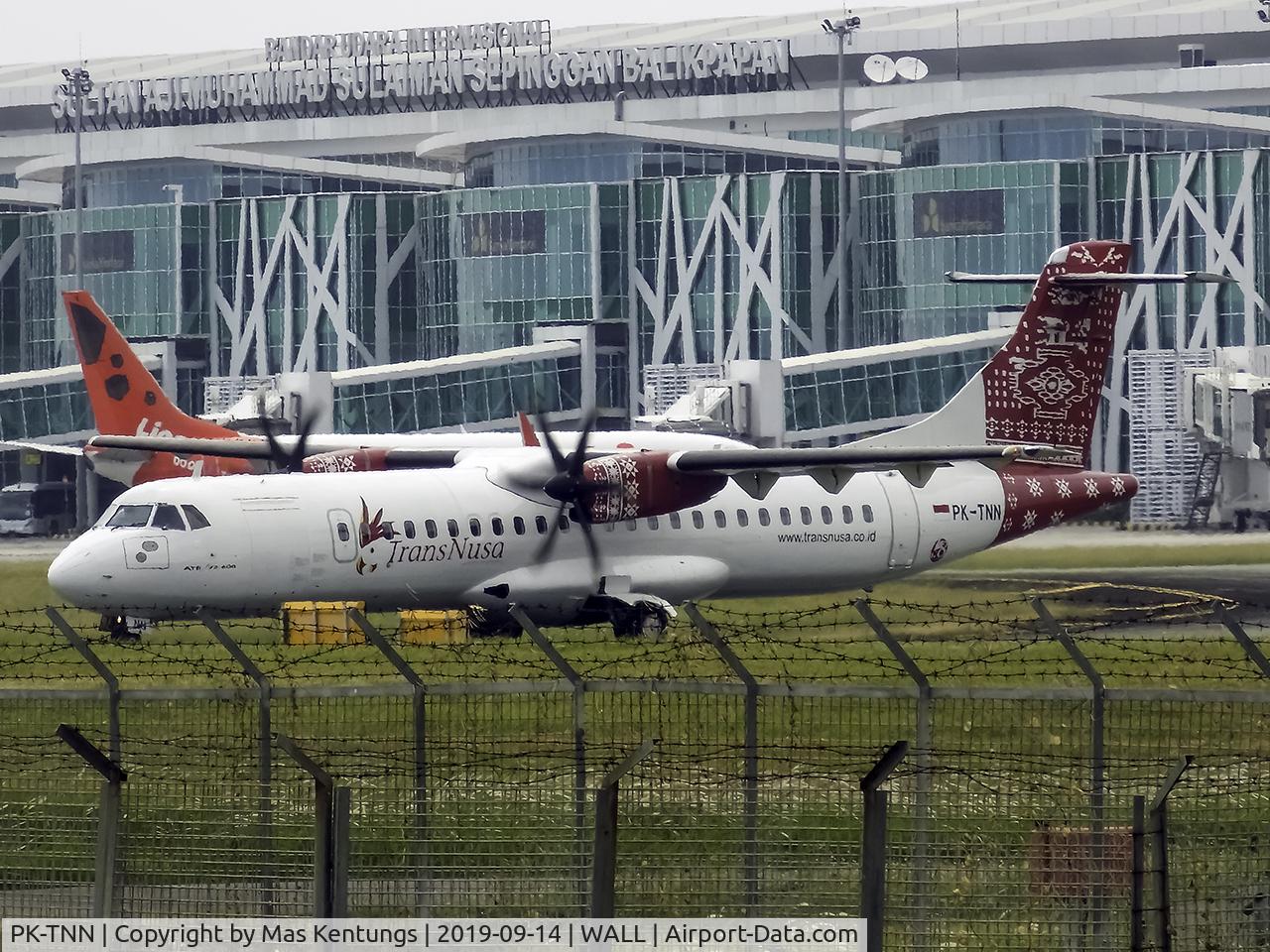PK-TNN, 2013 ATR 72-600 C/N 1080, this pictuire was taken in Balikpapan 14th sept 2019