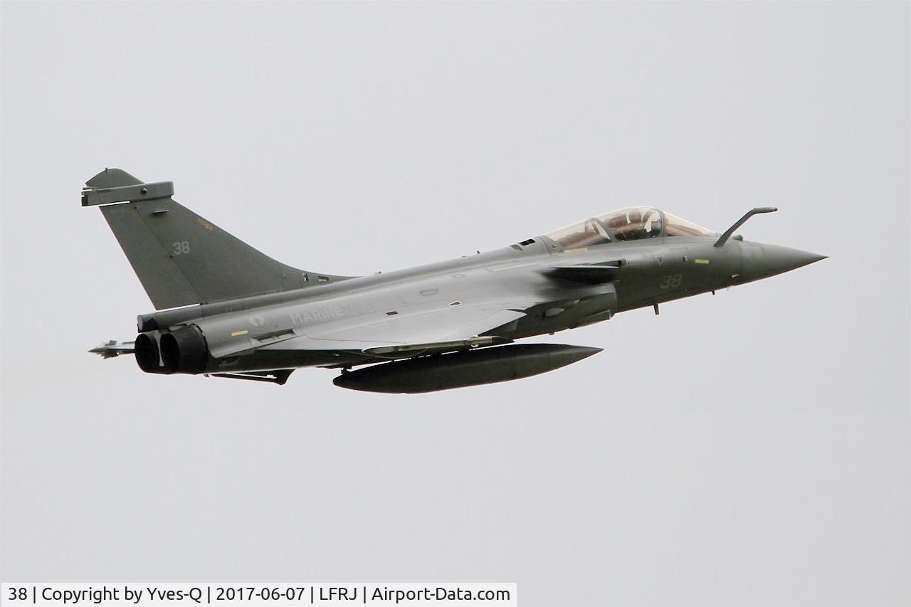 38, 2013 Dassault Rafale M C/N 38, Dassault Rafale M, Take off rwy 26 , Landivisiau Naval Air Base (LFRJ) Tiger Meet 2017