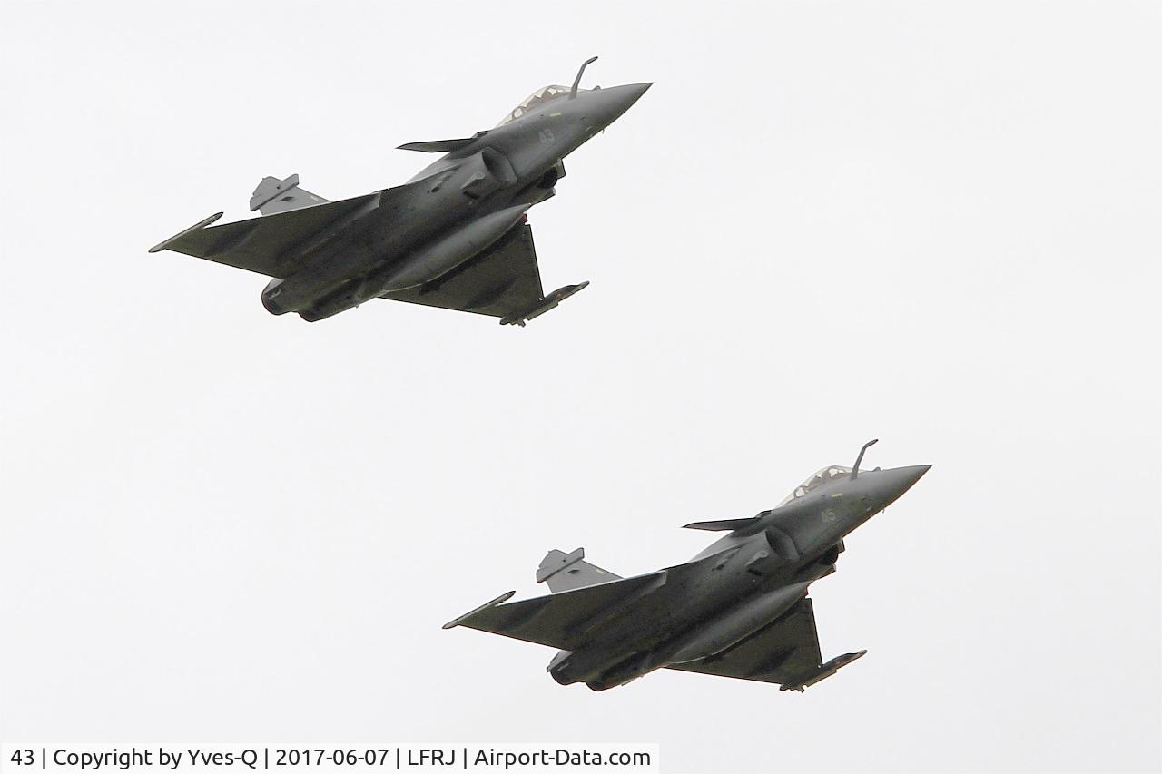 43, 2015 Dassault Rafale M C/N 43, Dassault Rafale M, Take off rwy 26 , Landivisiau Naval Air Base (LFRJ) Tiger Meet 2017