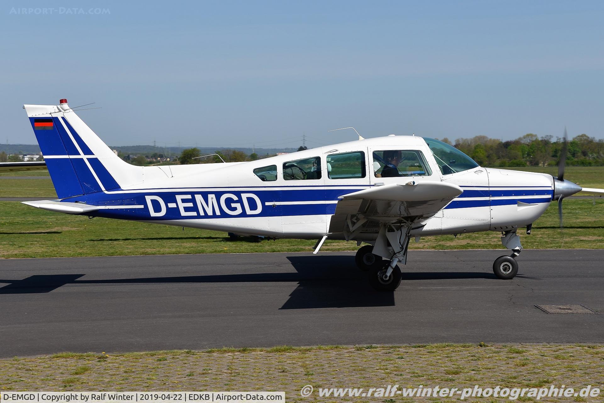 D-EMGD, Beech C24R C/N MC-507, Beechcraft C24R Sierra 200 - Private - MC-507 - D-EMGD - 22.04.2019 - EDKB