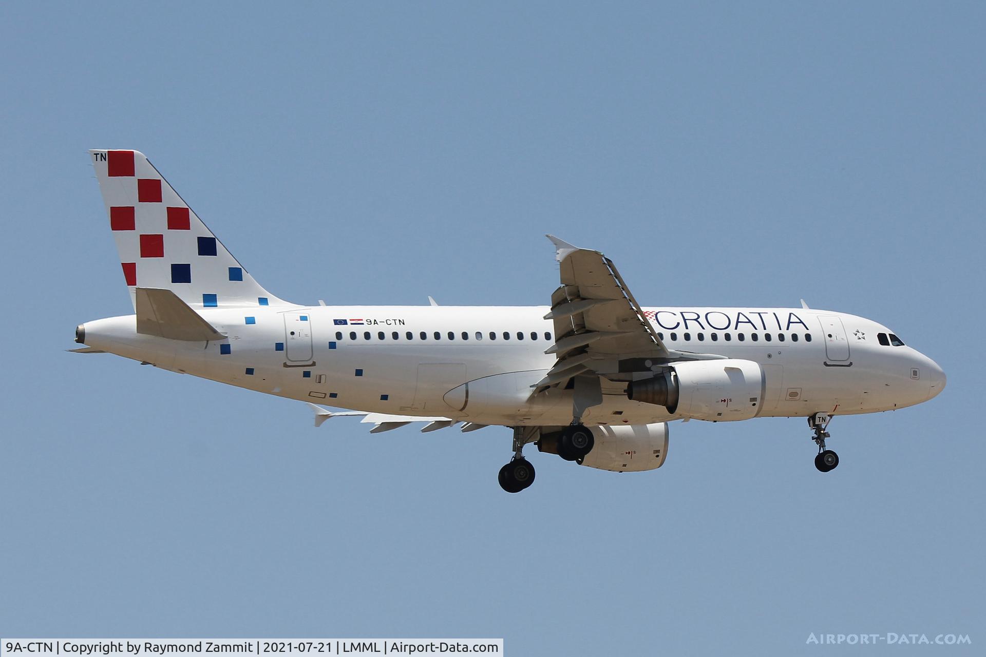 9A-CTN, 2012 Airbus A319-112 C/N 5085, A319 9A-CTN Croatia Airlines
