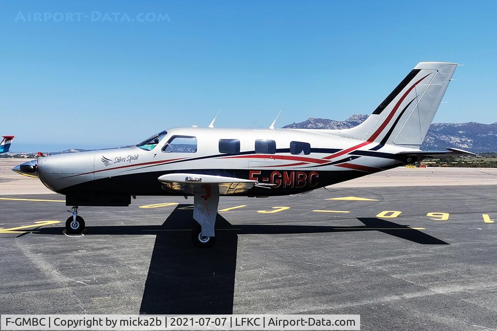 F-GMBC, 1984 Piper PA-46-310P Malibu C/N 46-8408039, Parked