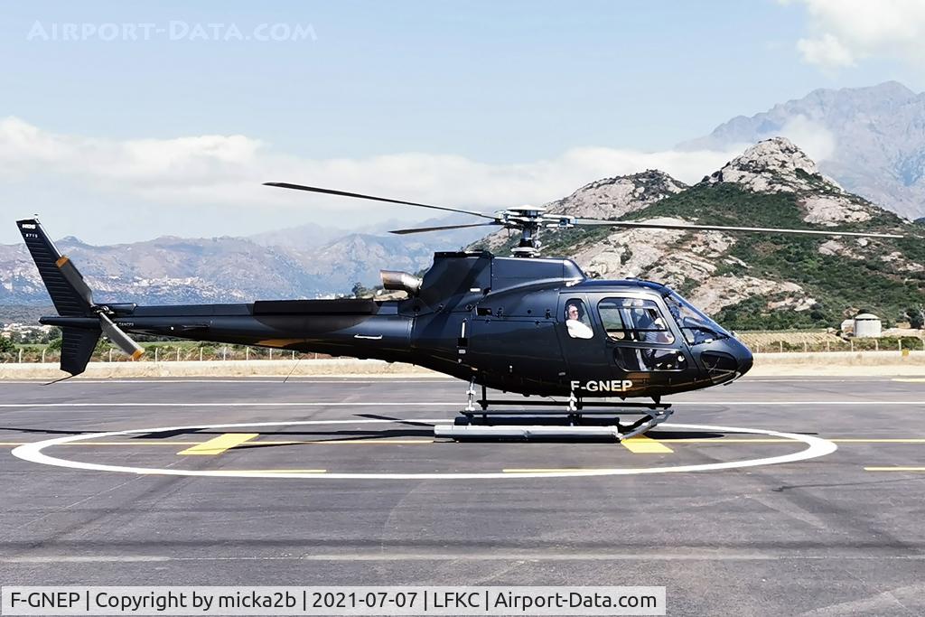 F-GNEP, 2019 Airbus Helicopters AS-350B-3 Ecureuil C/N 8715, Parked