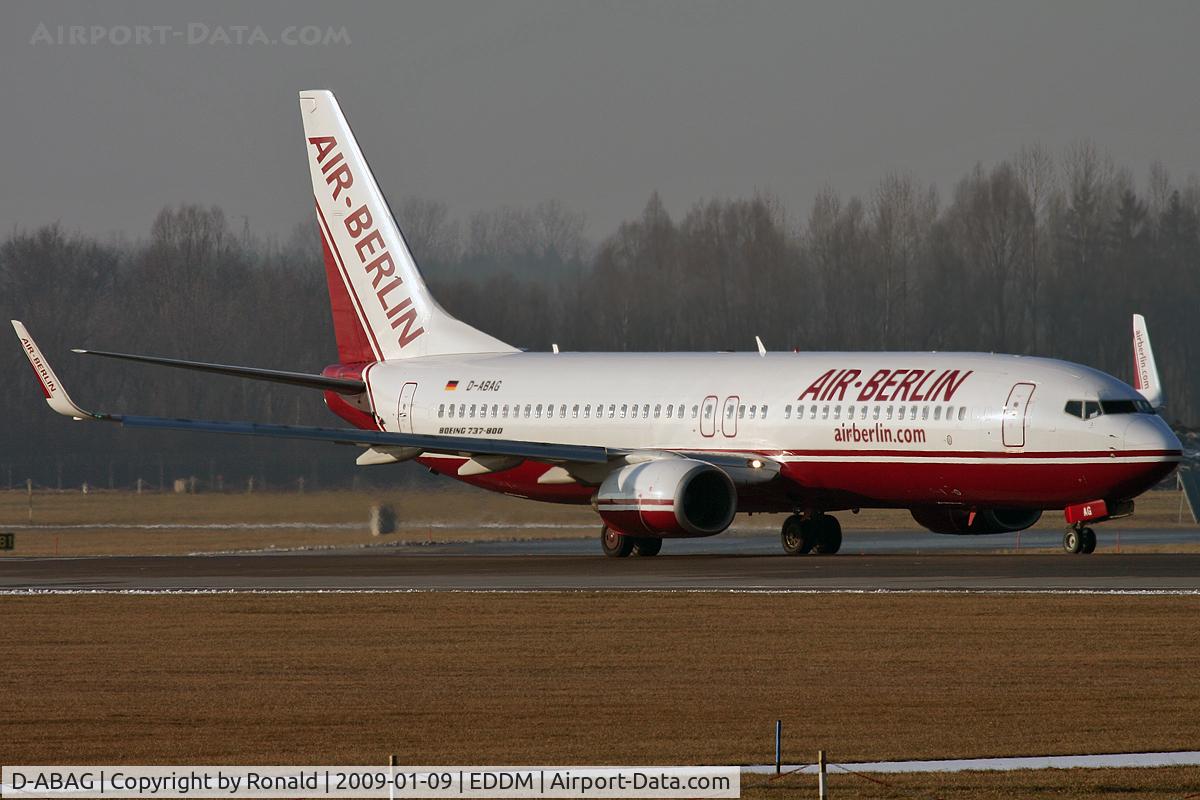 D-ABAG, 2001 Boeing 737-86J C/N 30879, at muc