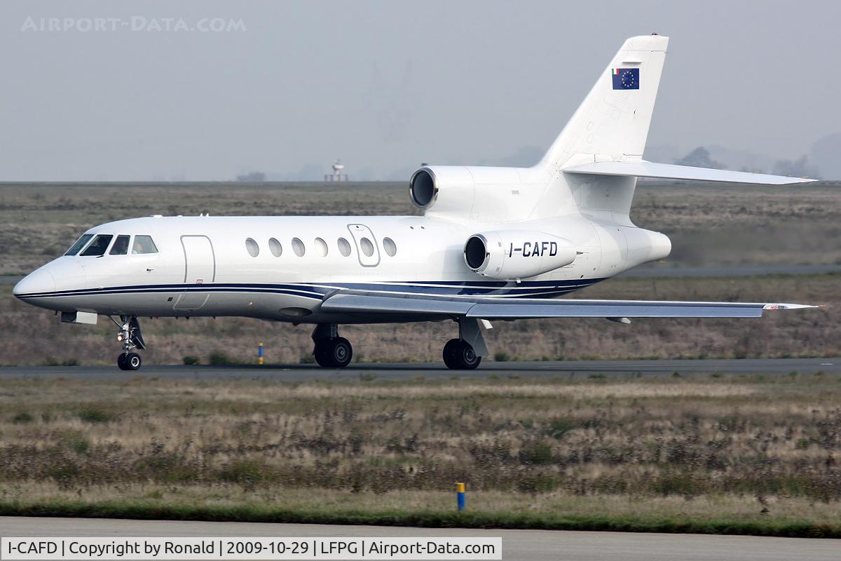 I-CAFD, 1987 Dassault Falcon 50 C/N 183, at cdg