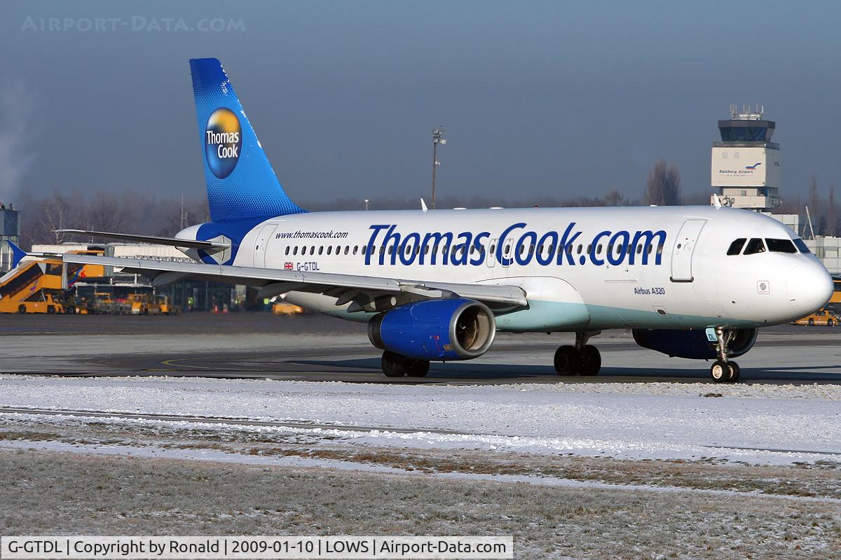 G-GTDL, 1994 Airbus A320-231 C/N 476, at lows