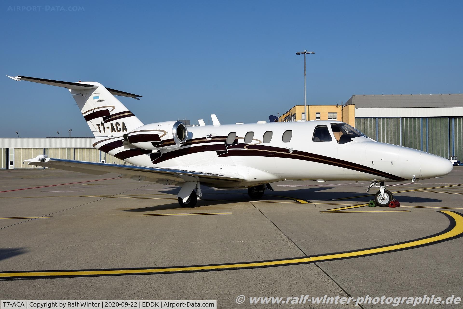 T7-ACA, 2000 Cessna 525 CitationJet 1 C/N 525-0377, Cessna 525 CitationJet 1 - Rapid Aviation - 525-0377 - T7-ACA - 22.09.2020 - CGN