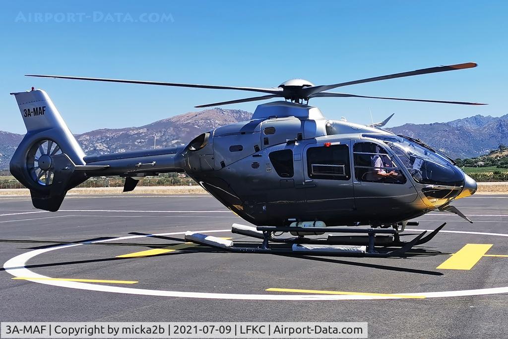 3A-MAF, Airbus Helicopters H-135 C/N 660, Parked