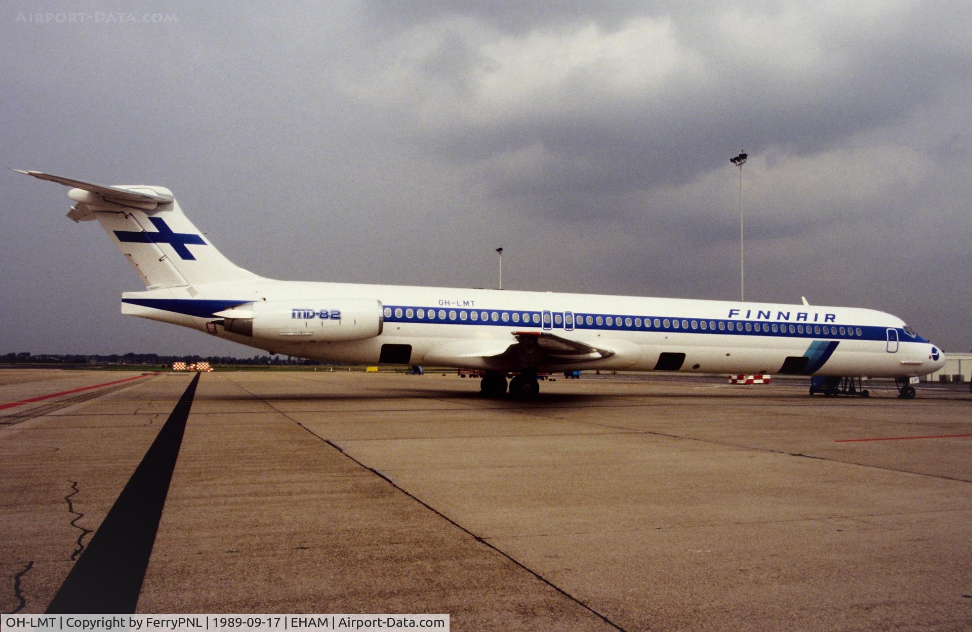 OH-LMT, 1989 McDonnell Douglas MD-82 (DC-9-82) C/N 49877, Finnair MD82