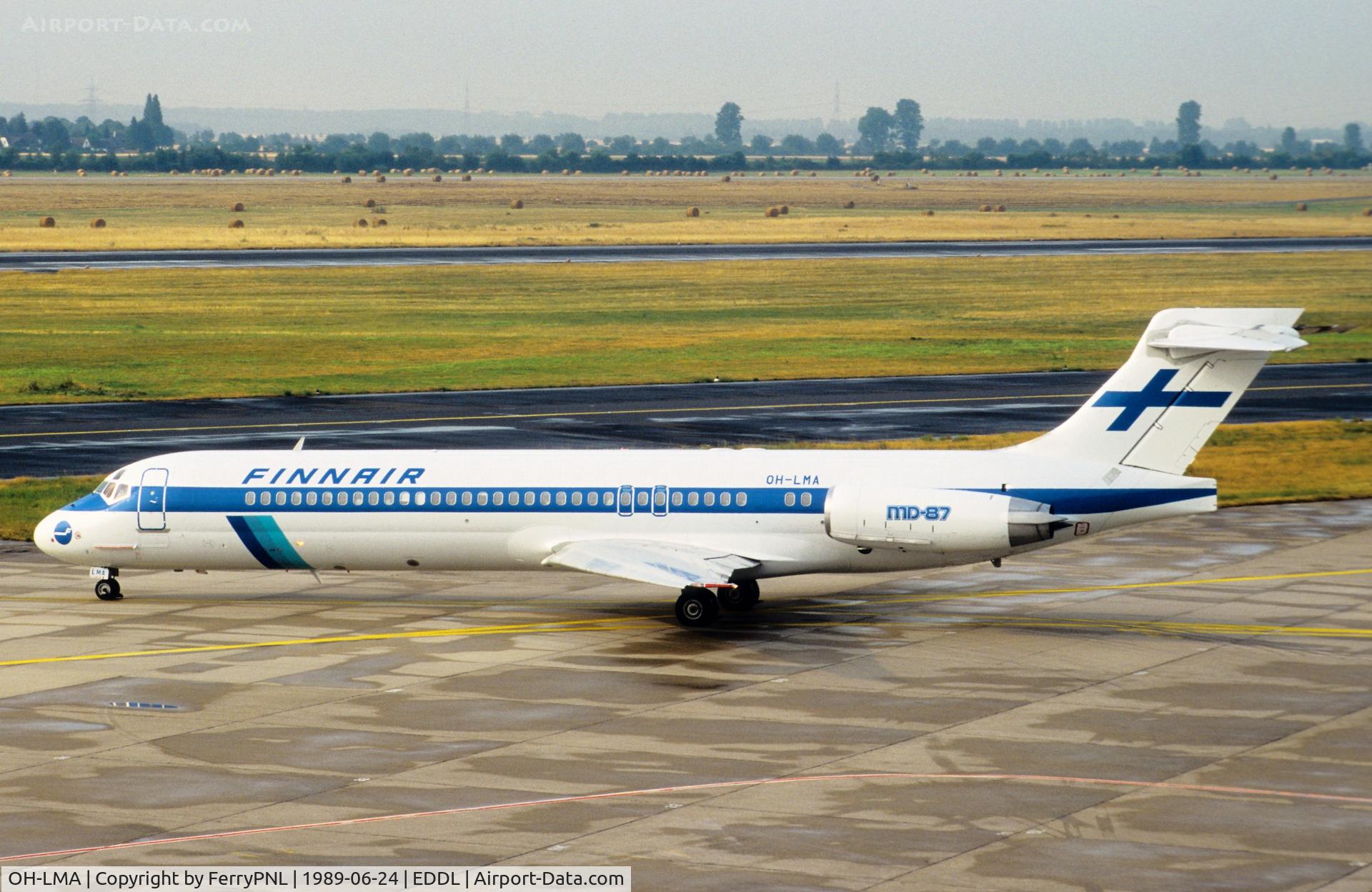 OH-LMA, 1987 McDonnell Douglas MD-87 (DC-9-87) C/N 49403, Finnair MD87 for departure