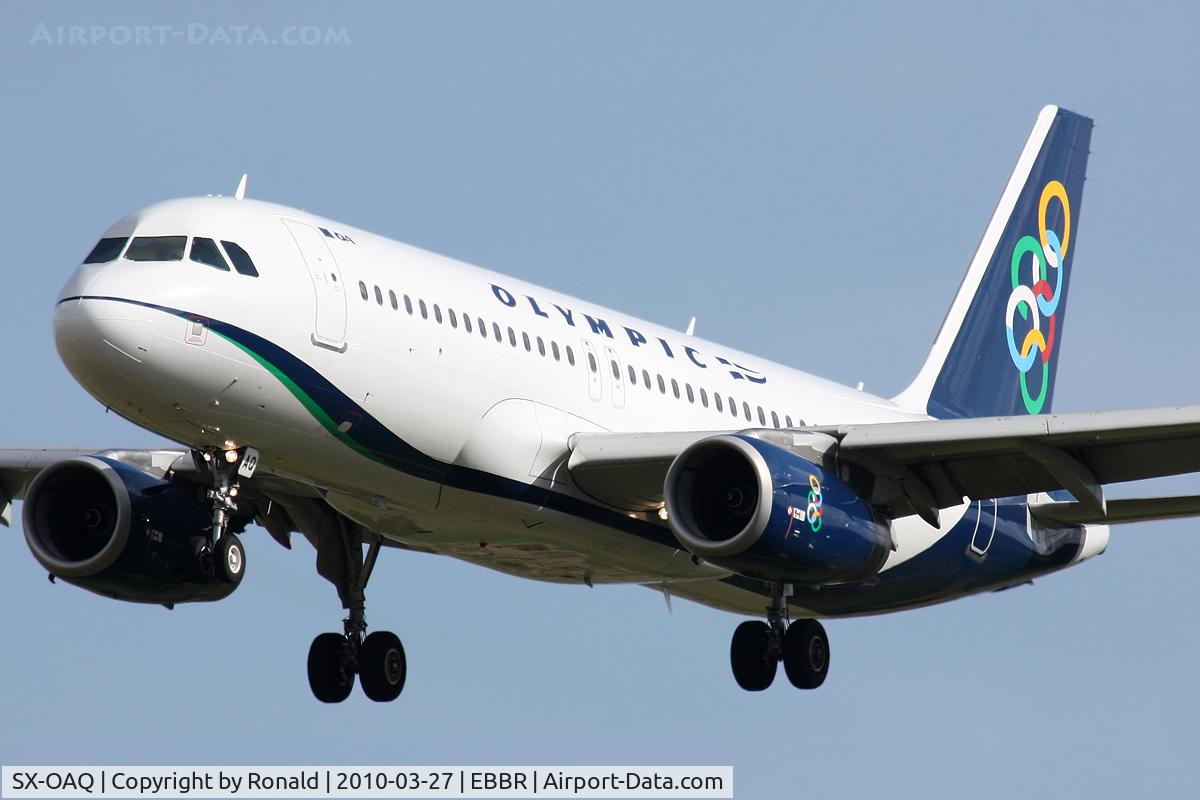 SX-OAQ, 2009 Airbus A320-232 C/N 3748, at bru