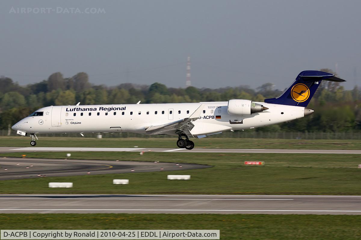 D-ACPB, 2001 Canadair CRJ-701ER (CL-600-2C10) Regional Jet C/N 10013, at dus