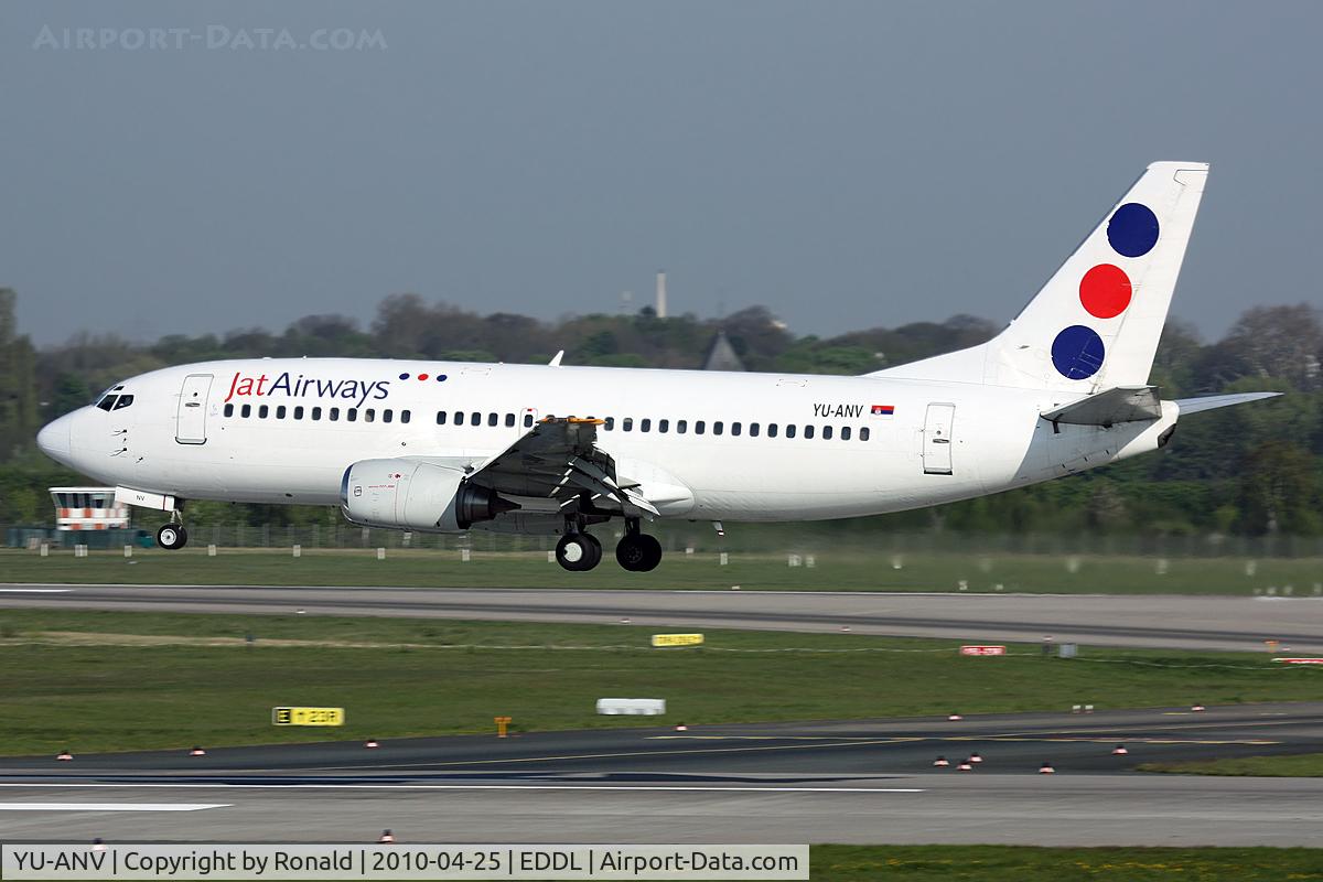 YU-ANV, 1988 Boeing 737-3H9 C/N 24140, at dus