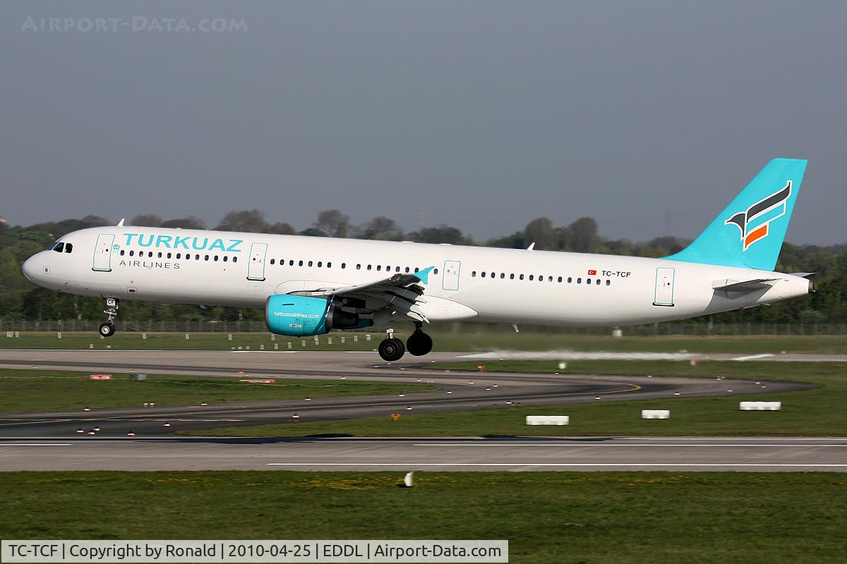 TC-TCF, 1998 Airbus A321-211 C/N 775, at dus