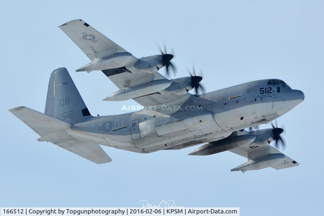 166512, Lockheed Martin KC-130J Hercules C/N 382-5554, VMGR-352  heading back to MCAS Miramar