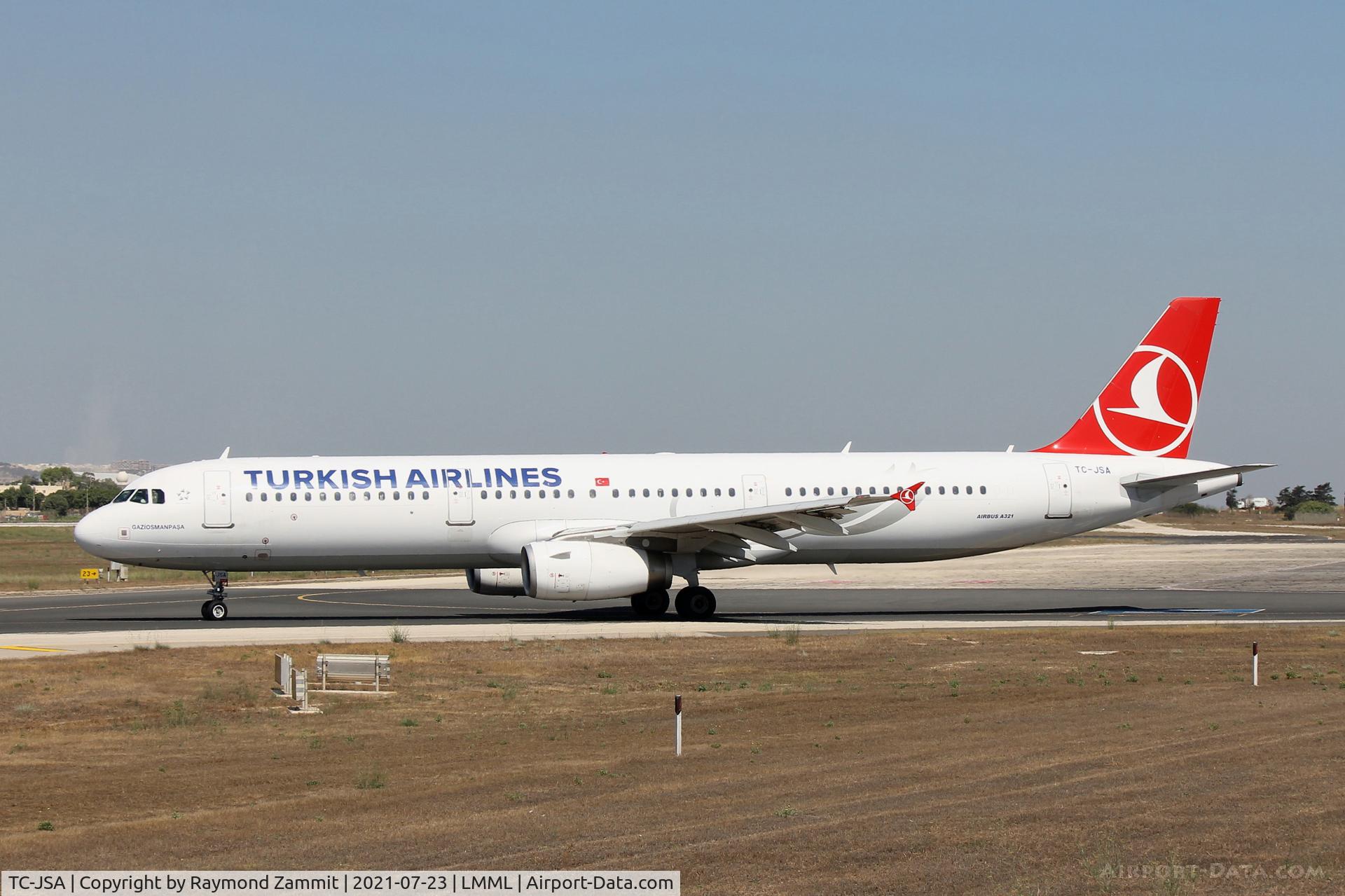 TC-JSA, 2012 Airbus A321-231 C/N 5154, A321 TC-JSA Turkish Airlines