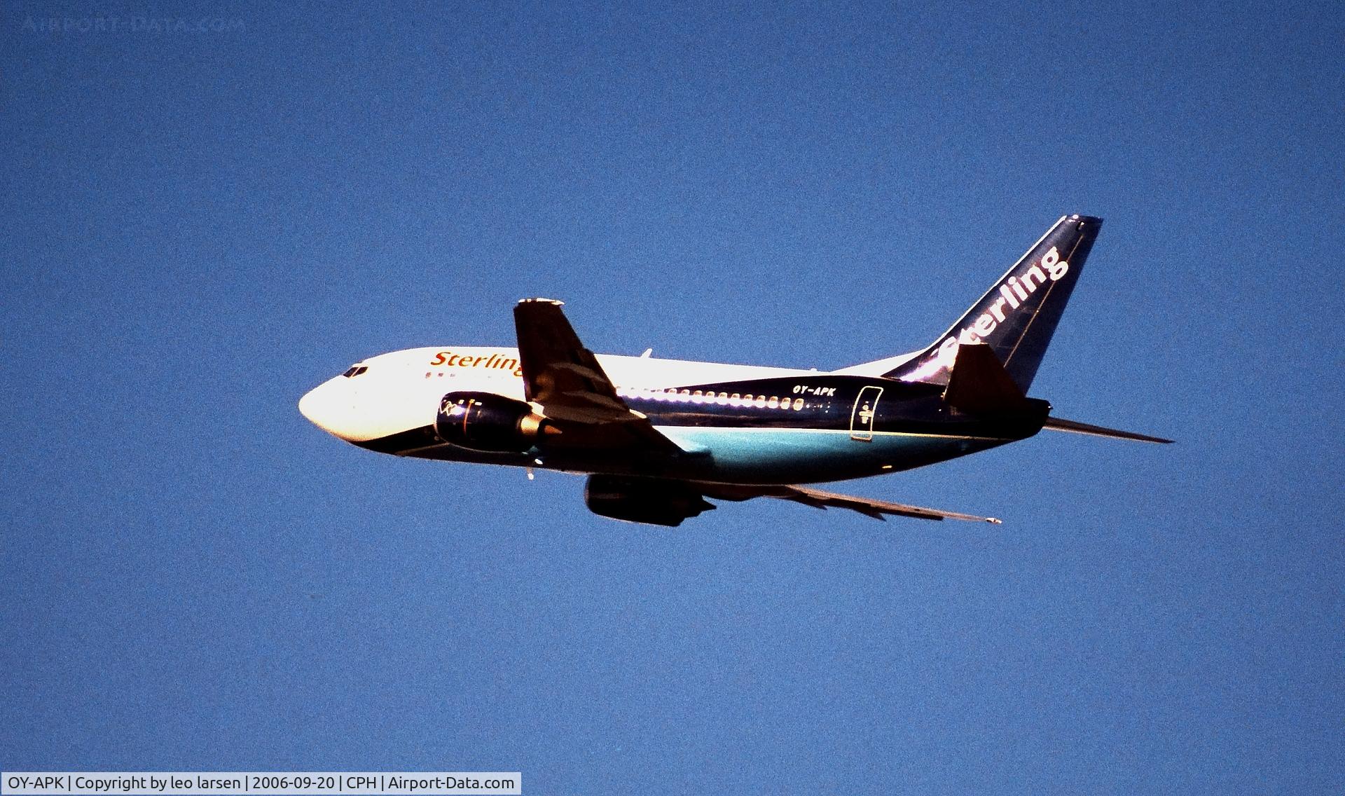OY-APK, 1997 Boeing 737-5L9 C/N 28995, Copenhagen 20.9.2006