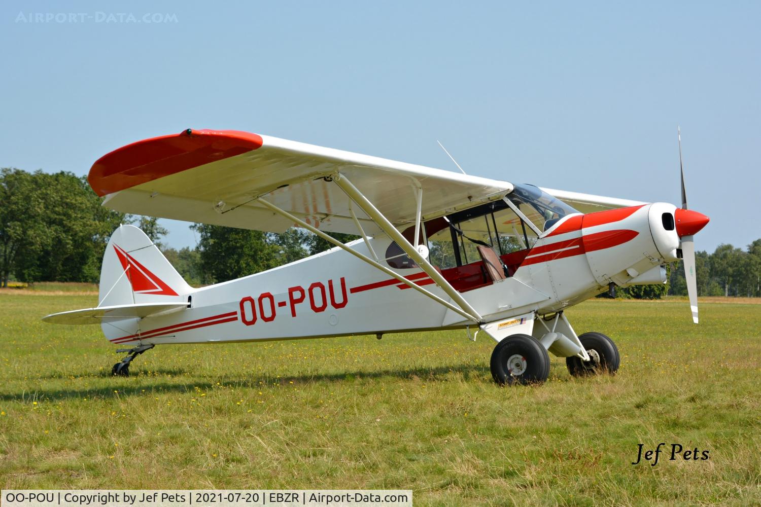 OO-POU, 1962 Piper PA-18-150 Super Cub C/N 18-7865, At Zoersel.