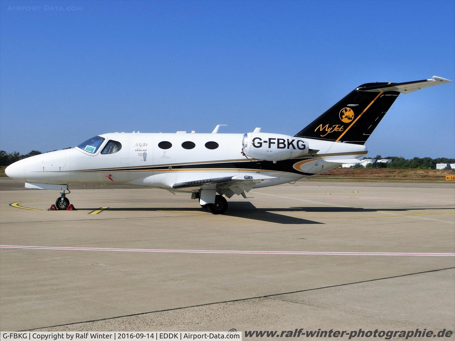 G-FBKG, 2010 Cessna 510 Citation Mustang Citation Mustang C/N 510-0361, Cessna 510 Citation Mustang - BKK Blink Ltd Camberlery GU - 510-0361 - G-FBKG - 14.09.2016 - CGN