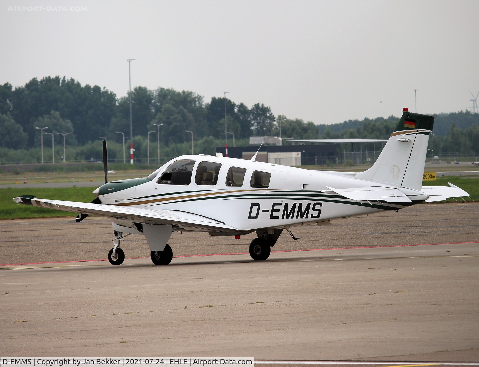 D-EMMS, Beech G36 Bonanza C/N E-3970, Lelystad Airport