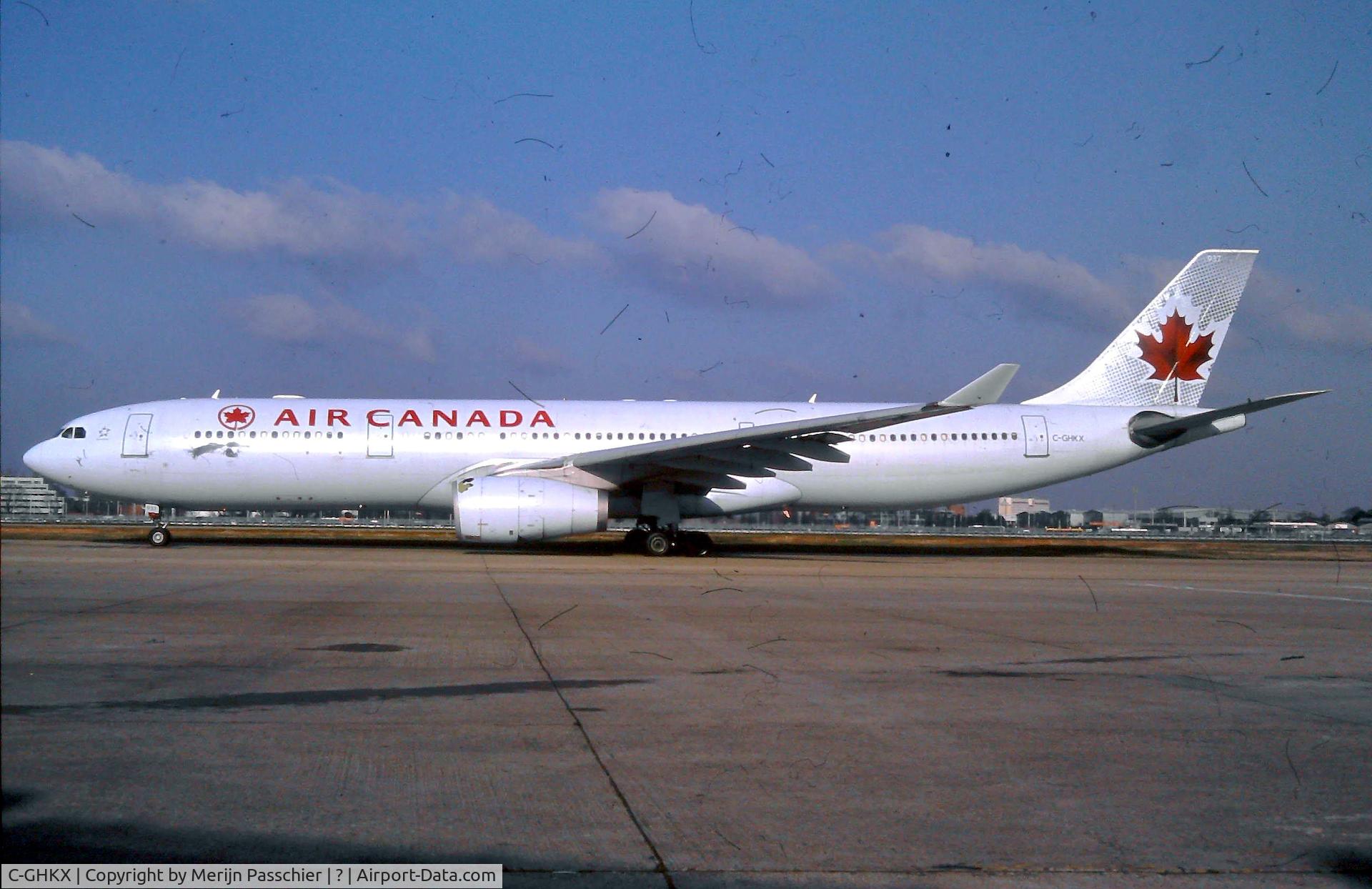 C-GHKX, 2001 Airbus A330-343 C/N 0412, eBay slide