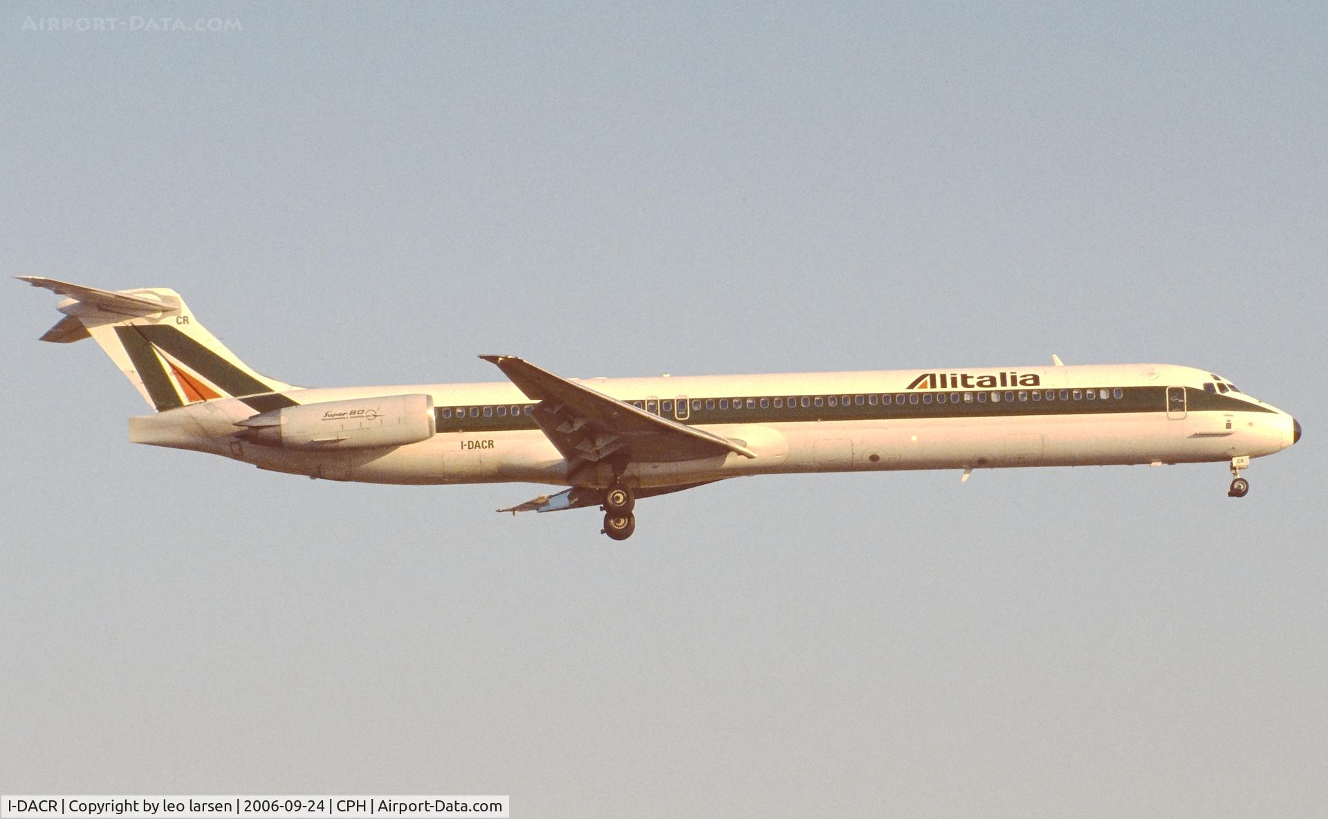 I-DACR, 1990 McDonnell Douglas MD-82 (DC-9-82) C/N 49975/1775, Copenhagen 24.9.2006