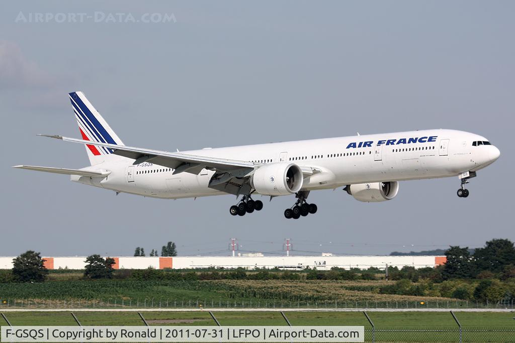F-GSQS, 2007 Boeing 777-328/ER C/N 32962, at orly