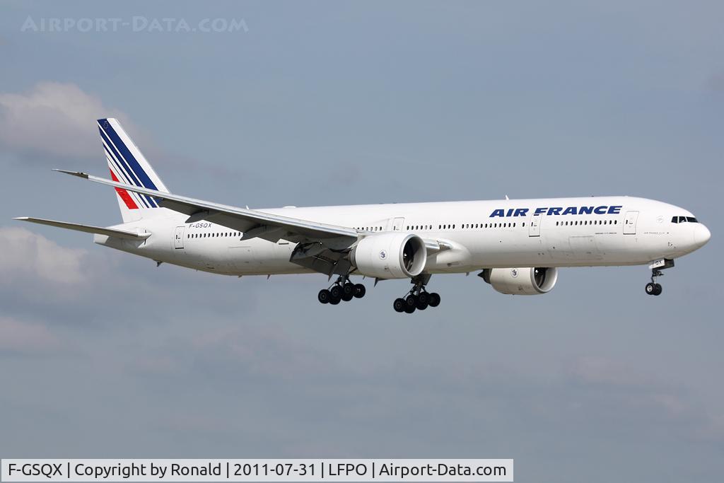 F-GSQX, 2007 Boeing 777-328/ER C/N 32963, at orly