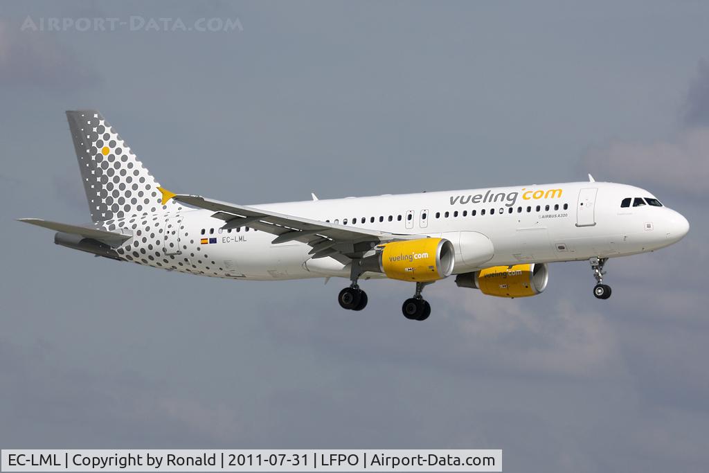 EC-LML, 2011 Airbus A320-214 C/N 4742, at orly