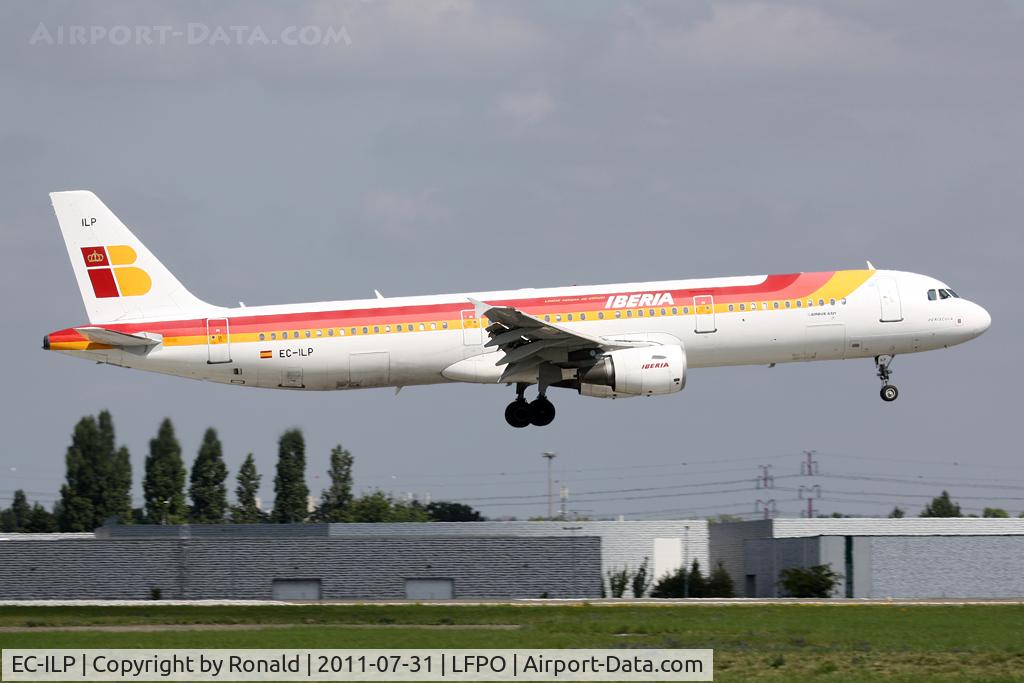 EC-ILP, 2002 Airbus A321-211 C/N 1716, at orly