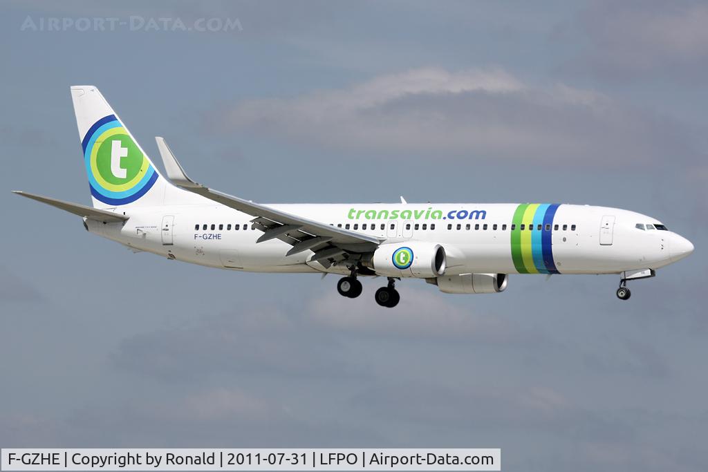 F-GZHE, 2008 Boeing 737-8K2 C/N 29678, at orly