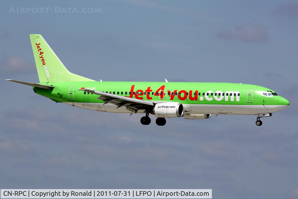 CN-RPC, 1989 Boeing 737-4K5 C/N 24125, at orly