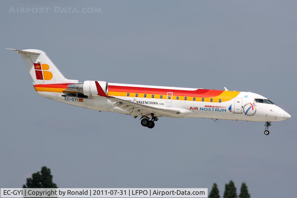 EC-GYI, 1998 Canadair CRJ-200ER (CL-600-2B19) C/N 7249, at orly