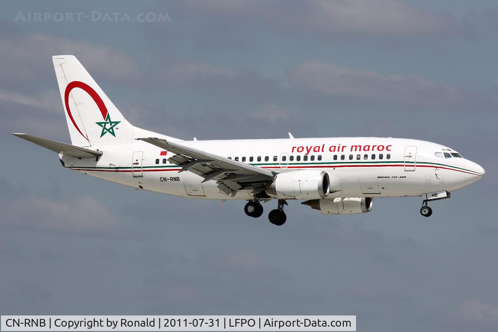 CN-RNB, 1993 Boeing 737-5B6 C/N 26527/2472, at orly