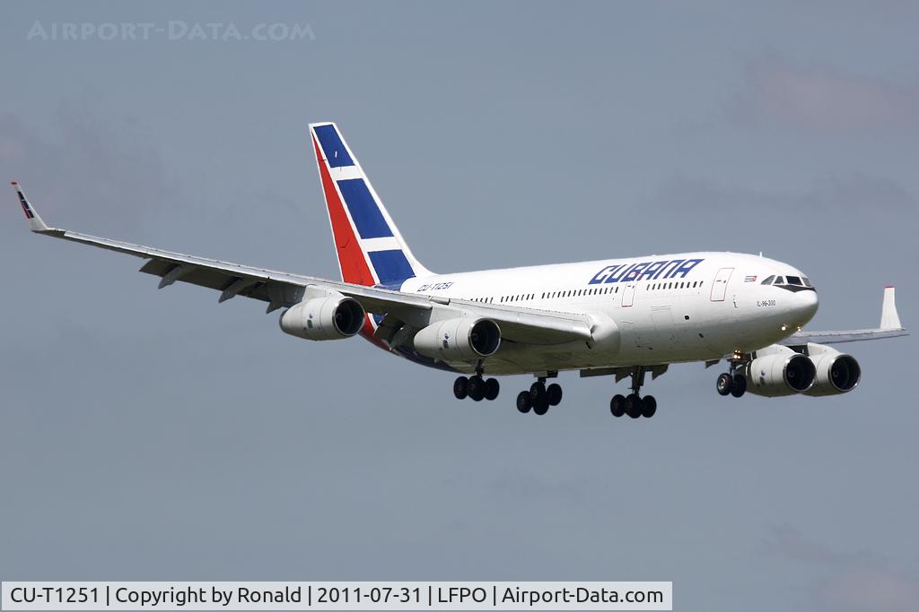 CU-T1251, 2006 Ilyushin IL-96-300 C/N 73393202016, at orly