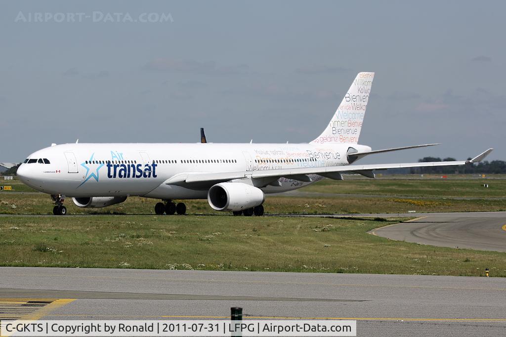 C-GKTS, 1995 Airbus A330-342 C/N 111, at cdg