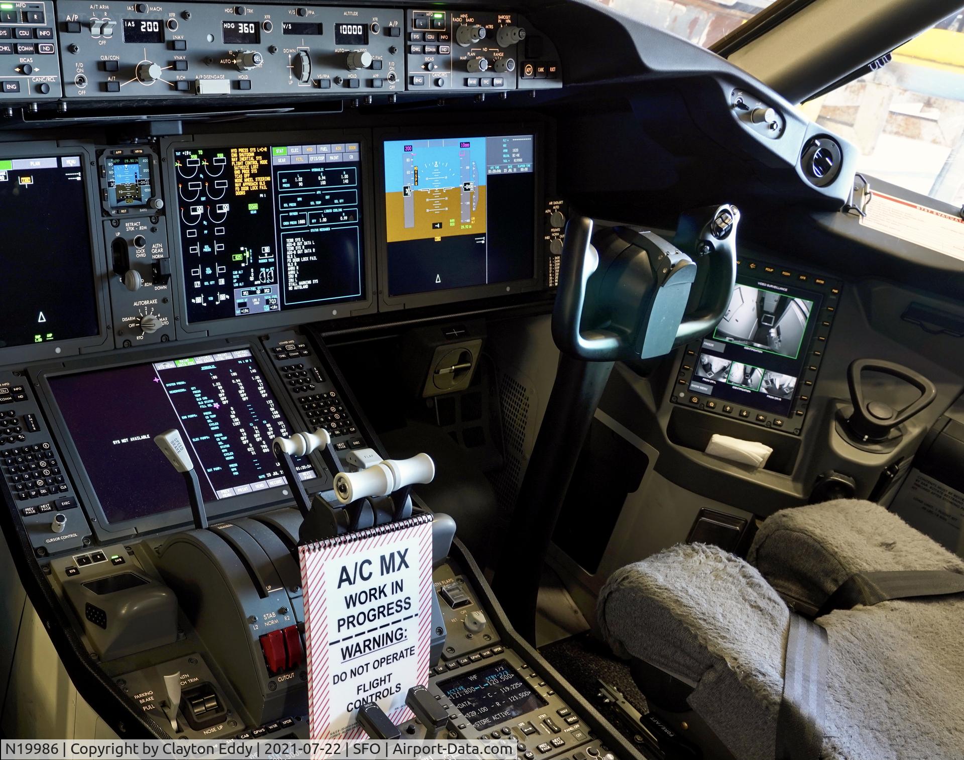 N19986, 2020 Boeing 787-9 Dreamliner Dreamliner C/N 66145, SFO 2021.