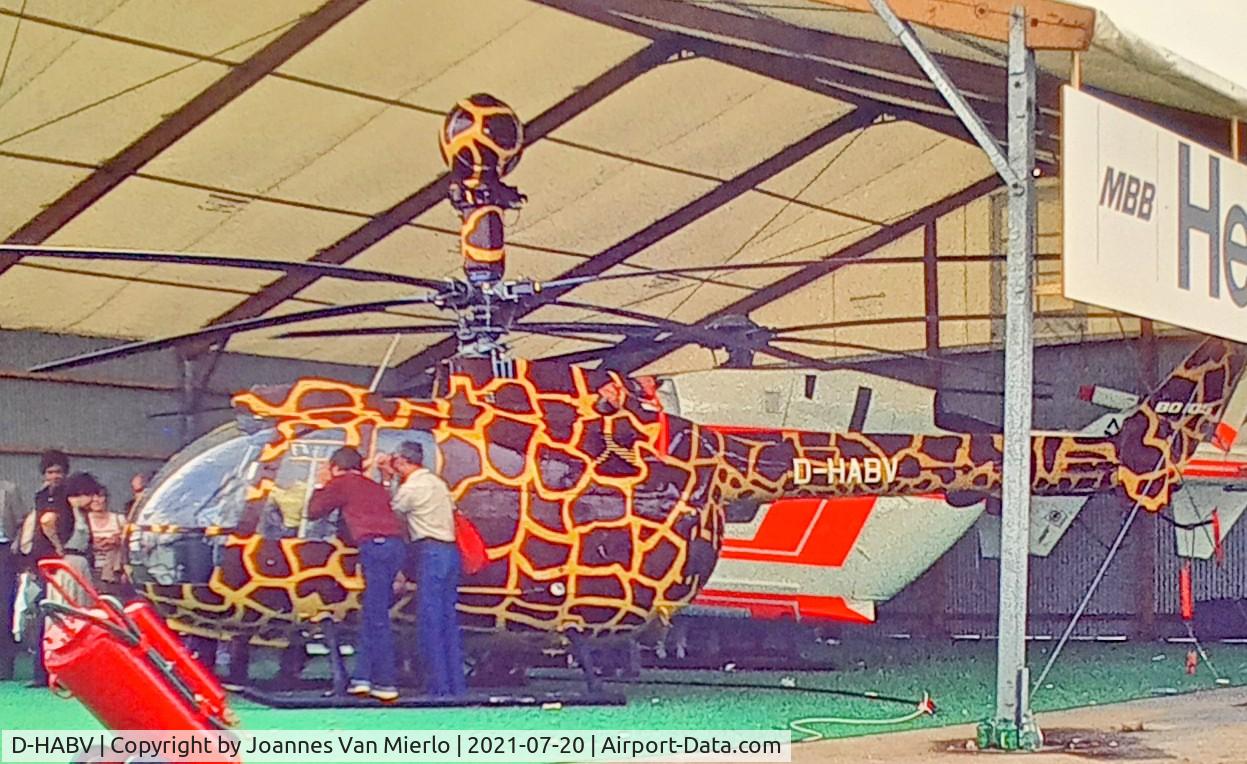 D-HABV, MBB Bo-105 C/N S-1, Le Bourget ´81