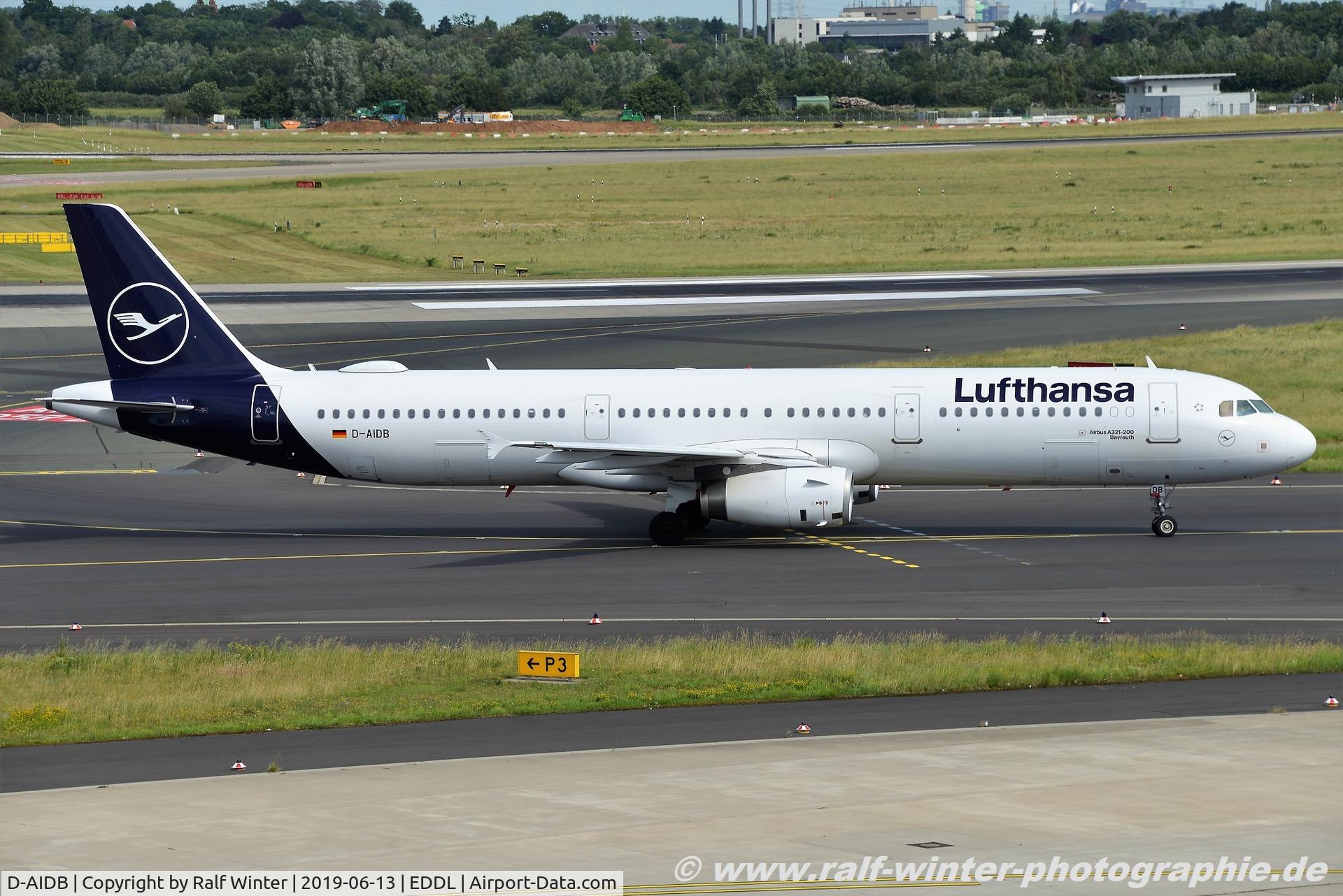 D-AIDB, 2010 Airbus A321-231 C/N 4545, Airbus A321-231 - LH DLH Lufthansa 'Bayreuth' - 4545 - D-AIDB - 13.06.2019 - DUS