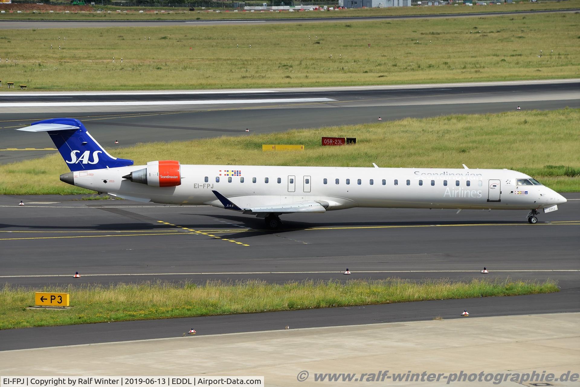 EI-FPJ, 2016 Bombardier CRJ-900 NG (CL-600-2D24) C/N 15426, Bombardier CL-600-2D24 CRJ-900LR - SK SAS SAS Scandinavian Airlines 'Jare Viking' - 15426 - EI-FPJ - 13.06.2019 - DUS