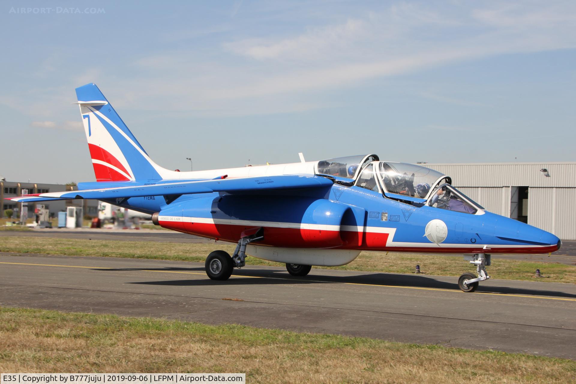 E35, Dassault-Dornier Alpha Jet E C/N E35, during Air Légende 2019
F-TEMA