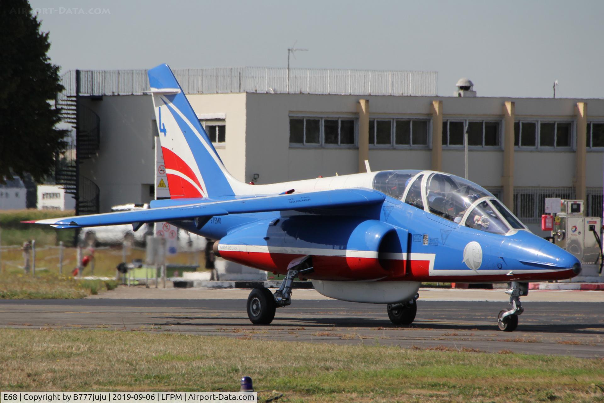 E68, Dassault-Dornier Alpha jet E C/N E68, during Air Légende 2019