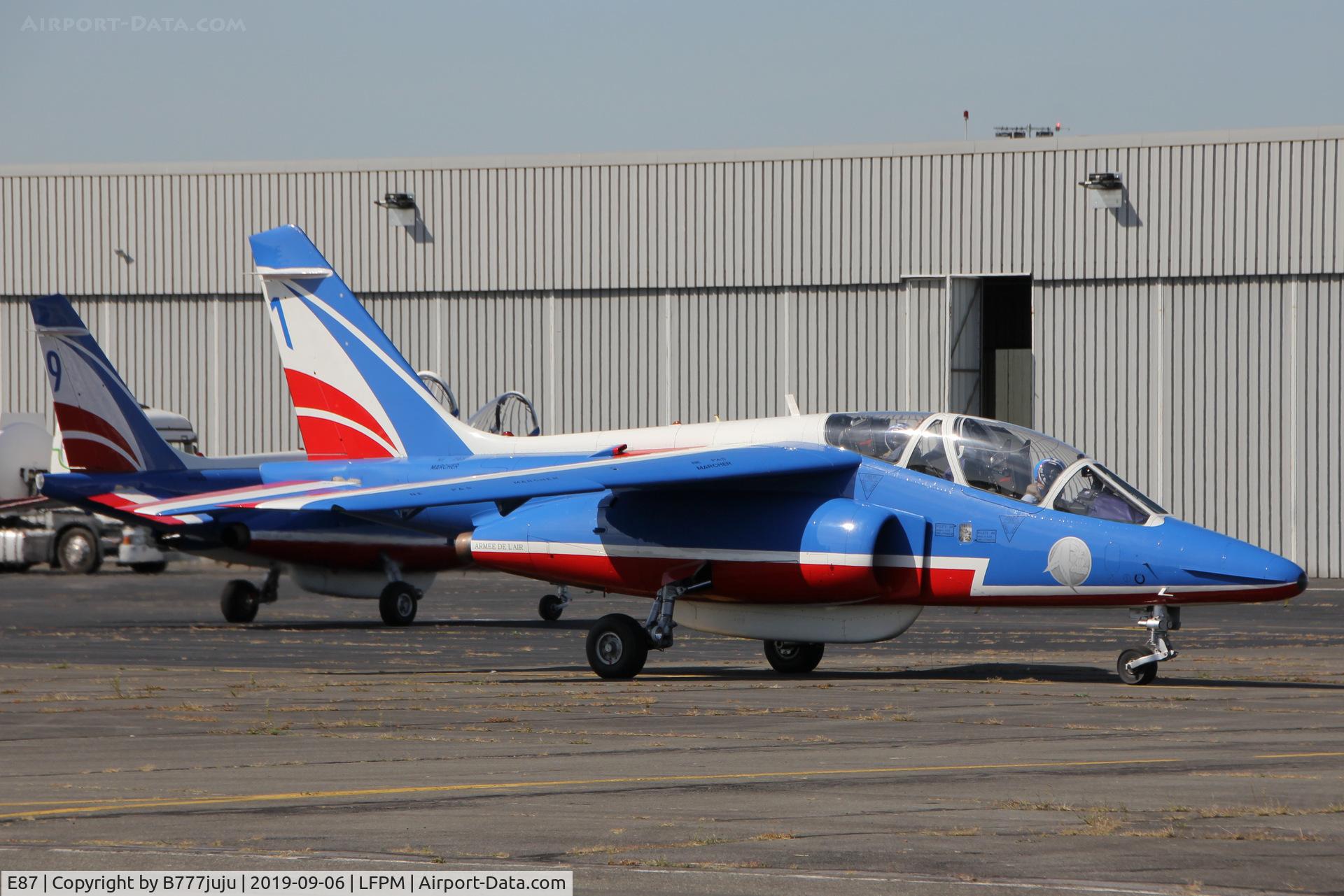 E87, Dassault-Dornier Alpha Jet E C/N E87, during Air Légende 2019